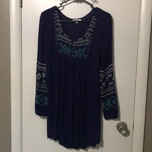 PATRONS OF PEACE - BOHO Blue dress. M. GUC.